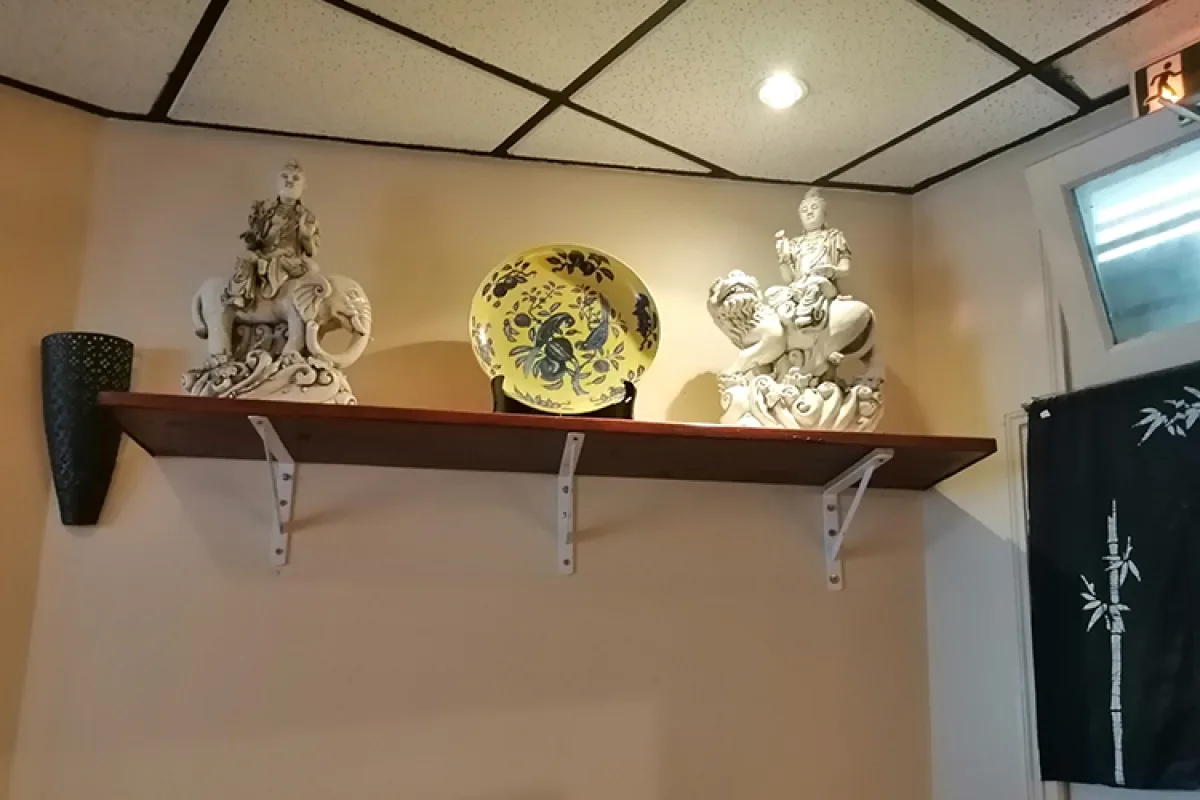 Objets décoratifs du restaurant