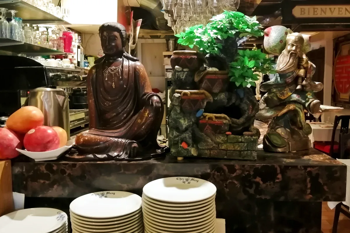 Décor historique Chez Meng