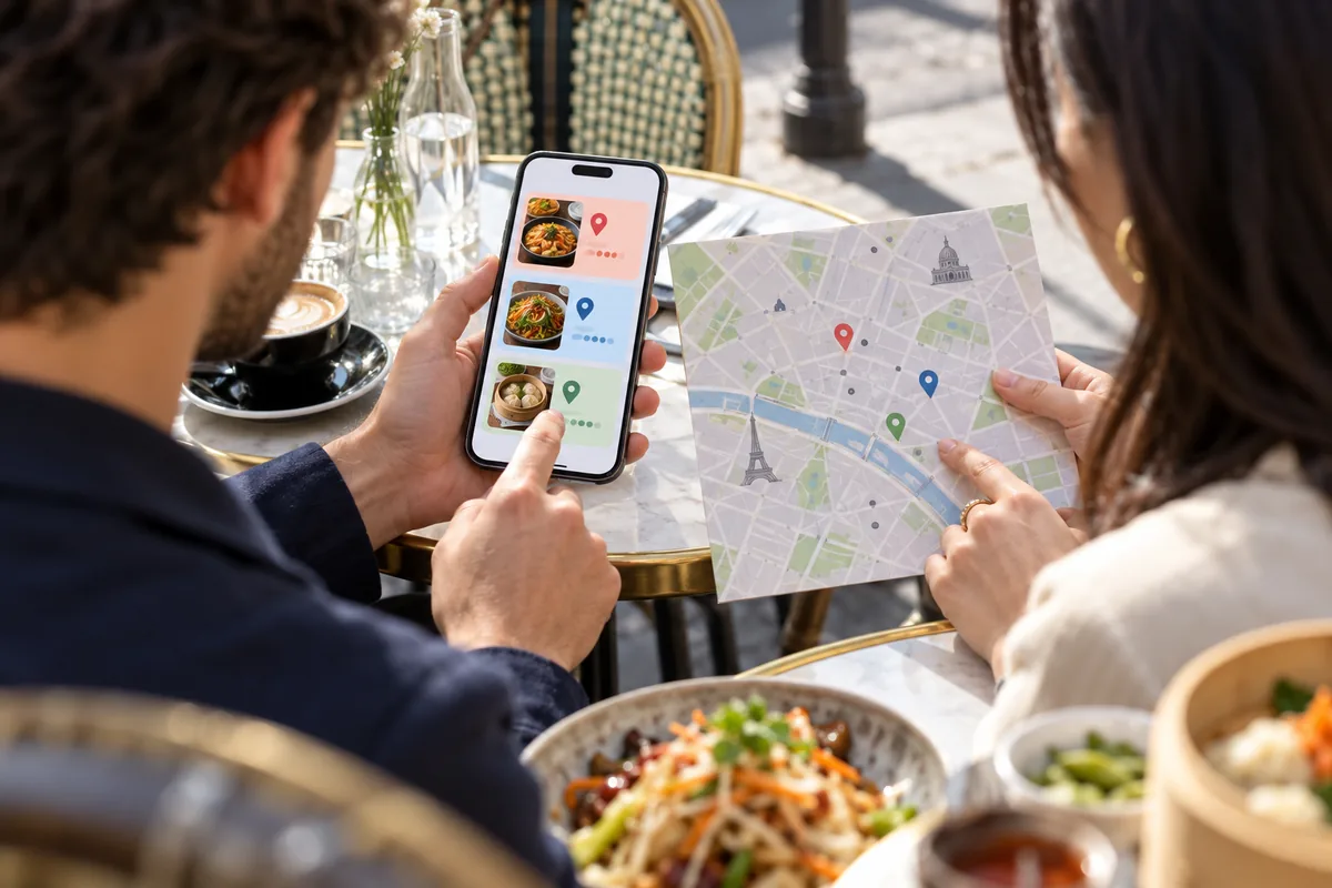 Comparer quatre restaurants sans se perdre dans les avis