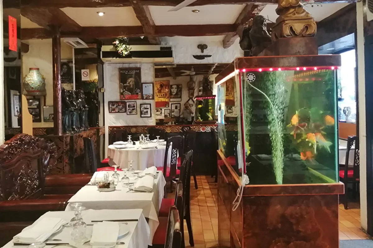 Décor avec aquarium